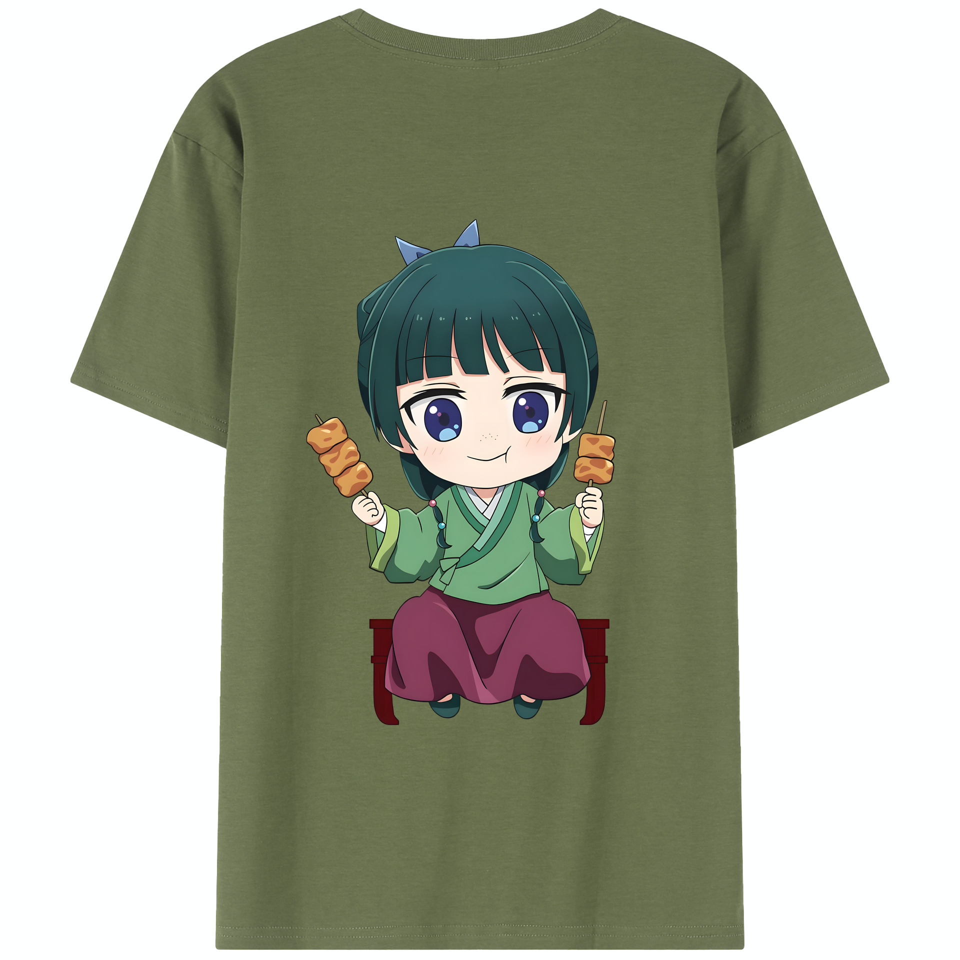 （画像用） 薬屋のひとりごと The Apothecary Diaries 綿100％半袖Tシャツ（背面プリント）